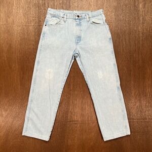 Wrangler 1013MWZGH Cowboy Cut Light Wash Denim Jeans 32x30